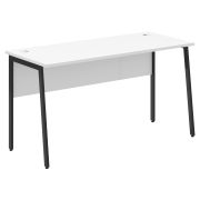 Стол рабочий IMAGO PLUS СП-3.1P, белый/антрацит, 1400х608х755 мм