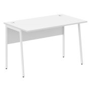 Стол рабочий IMAGO PLUS СП-2P, белый/белый, 1200х720х755 мм