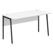 Стол рабочий IMAGO PLUS СП-3P, белый/антрацит, 1400х720х755 мм