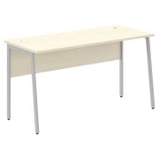 Стол рабочий IMAGO PLUS СП-3.1P, клен/алюминий, 1400х608х755 мм