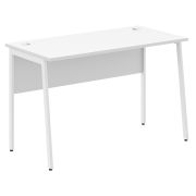 Стол рабочий IMAGO PLUS СП-2.1P, белый/белый, 1200х608х755 мм