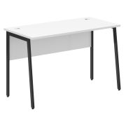 Стол рабочий IMAGO PLUS СП-2.1P, белый/антрацит, 1200х608х755 мм