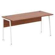 Стол рабочий IMAGO PLUS СП-4P, орех французский/белый, 1600х720х755 мм