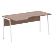 Стол эргономичный IMAGO PLUS СА-1P(L), левый, ясень шимо/белый, 1600х900х755 мм