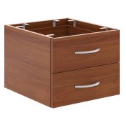 Тумба подвесная с двумя ящиками IMAGO PLUS СРС-2V.1, орех французский, 407х448х325 мм
