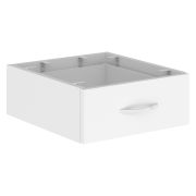 Тумба подвесная с одним ящиком IMAGO PLUS СРС-1V.1, белый, 407х448х163 мм