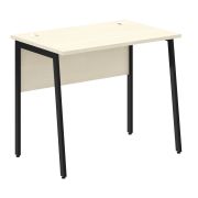 Стол рабочий IMAGO PLUS СП-1.1P, клен/черный, 900х608х755 мм