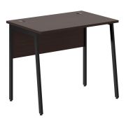 Стол рабочий IMAGO PLUS СП-1.1P, венге магия/черный, 900х608х755 мм