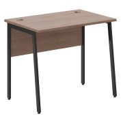 Стол рабочий IMAGO PLUS СП-1.1P, ясень шимо/антрацит, 900х608х755 мм