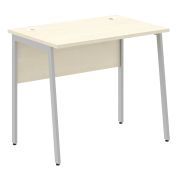 Стол рабочий IMAGO PLUS СП-1.1P, клен/алюминий, 900х608х755 мм