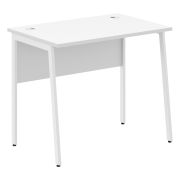 Стол рабочий IMAGO PLUS СП-1.1P, белый/белый, 900х608х755 мм