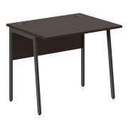Стол рабочий IMAGO PLUS СП-1P, венге магия/антрацит, 900х720х755 мм