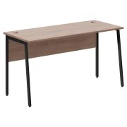 Стол рабочий IMAGO PLUS СП-3.1P, ясень шимо/черный, 1400х608х755 мм