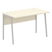 Стол рабочий IMAGO PLUS СП-2P, клен/алюминий, 1200х720х755 мм