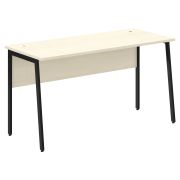 Стол рабочий IMAGO PLUS СП-3.1P, клен/черный, 1400х608х755 мм