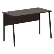 Стол рабочий IMAGO PLUS СП-2.1P, венге магия/черный, 1200х608х755 мм