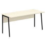 Стол рабочий IMAGO PLUS СП-4P, клен/черный, 1600х720х755 мм