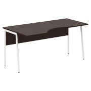 Стол эргономичный IMAGO PLUS СА-1P(L), левый, венге магия/белый, 1600х900х755 мм