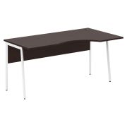 Стол эргономичный IMAGO PLUS СА-1P(R), правый, венге магия/белый, 1600х900х755 мм