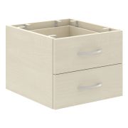 Тумба подвесная с двумя ящиками IMAGO PLUS СРС-2V.1, клен, 407х448х325 мм