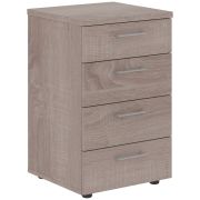 Тумба приставная XTEN XLC-4D.1A, дуб сонома, 46.7х45х75 см