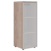 Шкаф средний правый со стеклом XTEN, дуб сонома