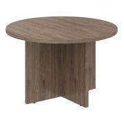 Стол для заседаний круглый MORRIS TREND, 120х120, Кария Пальмира/Антрацит