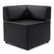 Угловой модуль CHAIRMAN Оптима, экокожа, Черный