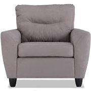 Кресло Наполи Премиум, замша, коричневый