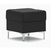 Пуф CHAIRMAN АКТИВ, экокожа, Черный