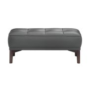 Пуф ТЕМПЛТОН, экокожа, серый