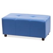 Пуф Р3, экокожа, голубой