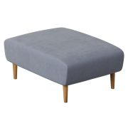 Пуф CHAIRMAN КОЛИН, ткань велюр, серый, 950х630х420 мм