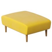 Пуф CHAIRMAN КОЛИН, ткань велюр, желтый, 950х630х420 мм