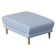 Пуф с ящиком CHAIRMAN ЛАРС, ткань велюр, голубой, 950х630х420 мм