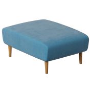 Пуф CHAIRMAN КОЛИН, ткань велюр, бирюзовый, 950х630х420 мм