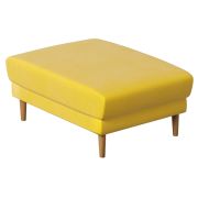 Пуф с ящиком CHAIRMAN ЛАРС, ткань велюр, желтый, 950х630х420 мм