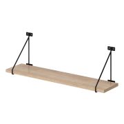 Полка с полкодержателями SH4-BAR, Дуб Сонома светлый