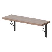 Полка с полкодержателями SH2-TREE, Ясень Шимо