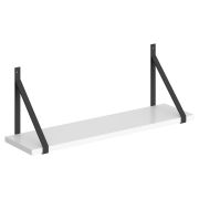 Полка с полкодержателями SH1-GINO, Белый