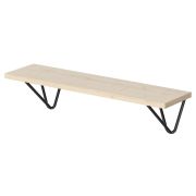 Полка с полкодержателями SH1-WIRE, Клен