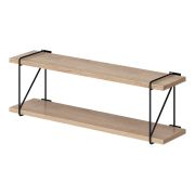 Полка с полкодержателями SH4-ROD, Дуб Сонома светлый