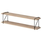 Полка с полкодержателями SH3-ROD, Дуб Сонома светлый