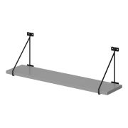 Полка с полкодержателями SH4-BAR, Серый