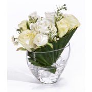 Композиция Розы в Пальмовом листе