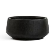 Кашпо Ergo Cork Круглое низкое, высота 18,5 см /Антрацит