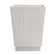 Кашпо Japonica Ishi, высота 56 см /Белый камень