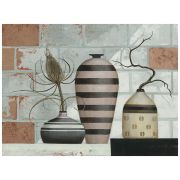 Картина Loft Flowers, 80х60 см, рама жемчуг с серебром