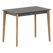 Стол прямой SKYLAND LYKKE TS-100, антрацит/бук, 100х60х75 см