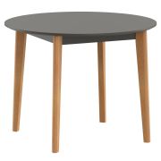 Стол круглый SKYLAND LYKKE TR-100 антрацит/бук, 100х100х75 см